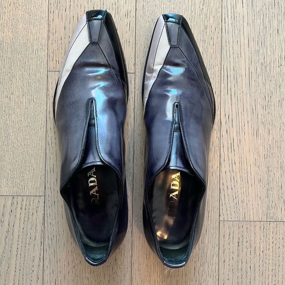 Prada Other - Prada Patent Pointy Toe Slip-On Oxford